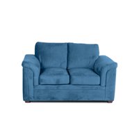 Latam Home - Sofa Ancona 2 C Tela Velvet Azul Petroleo
