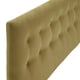 thumbnail image 3 of Respaldo Botone Felpa 2 Plazas Verde Musgo, 3 of 5