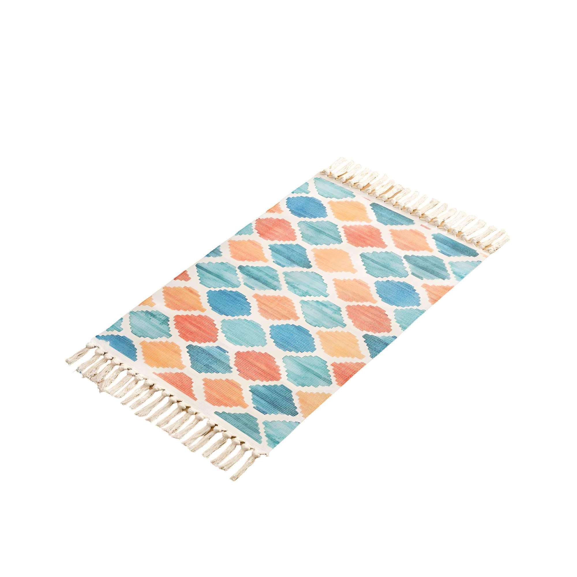 Genérico - Alfombra De Lino 60x90 Cm Para Bajada De Cama V2