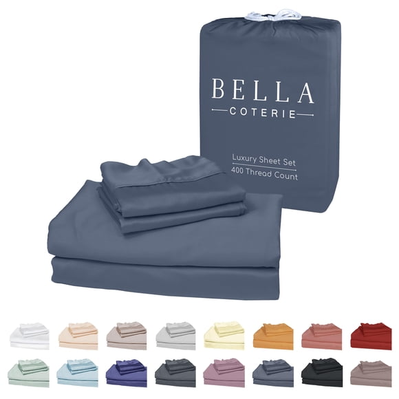 Juego de sábanas Bella Coterie Luxury de viscosa de bambú tamaño queen
