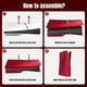 thumbnail image 4 of Faceplate Para PS5 Slim Disc Edition - ABS Cover Plate Matte Skin, Incluye 2 Fundas De Silicona Para El Mando Para Mayor Protección-Rojo, 4 of 5