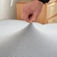 thumbnail image 2 of Funda Cubre Futon Tela Gruesa Elasticada Texturizada Cuadrille 3 Cuerpos Color Gris, 2 of 3