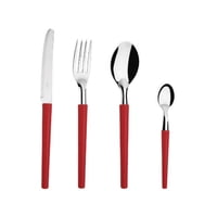 Imahe - Set 24 Cubiertos Rojo Con Rallador