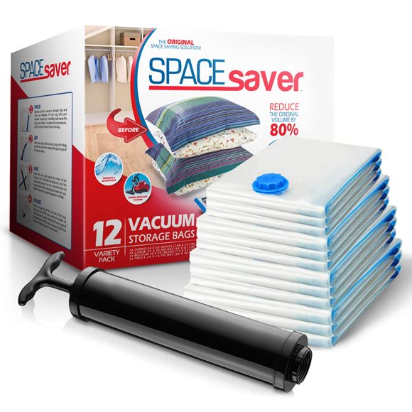 Bolsas de almacenamiento al vacío Spacesaver, paquete de 6, para viajes y hogar