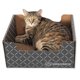 thumbnail image 1 of Caja rascadora de cartón para gatos y cama para gatos Hide & Scratch, 1 of 7