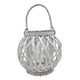 thumbnail image 1 of Candelabro Porta Vela Mimbre Rustico Redondo Terraza Blanco, 1 of 9