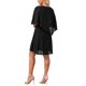 thumbnail image 3 of INSPIRE CHIC Vestidos de Chifón para Mujer Verano Manga Corta Cuello en V Línea A Flowy Vestido de Fiesta para Invitada de Boda Trajes de Madre de la Novia XL Negro, 3 of 6