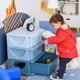 thumbnail image 2 of Unidad de Almacenaje Infantil Qaba de 3 Niveles con 3 Cajones Azul, 2 of 9