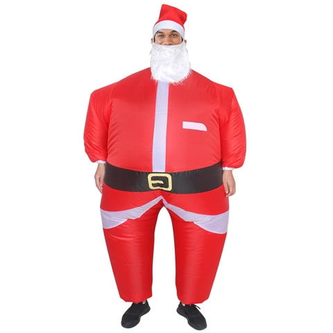 Xusx111 - Disfraz Inflable De Santa Claus - Traje De Navidad De Navidad, Traje De Navidad De Halloween De La Fiesta De Cosplay