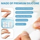 thumbnail image 3 of Mangas protectoras de silicona JKcare para dedo pequeño - Pack de 12, 3 of 7