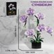 thumbnail image 2 of Set de Flores de Orquídea SharpCreation de Bloques de Construcción 619 Piezas Morado, 2 of 6