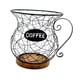 thumbnail image 2 of Portacápsulas De Café De Gran Capacidad, Moderna Cesta De Almacenamiento De Alambre Metálico Con Forma De Taza, Color Negro, 2 of 5