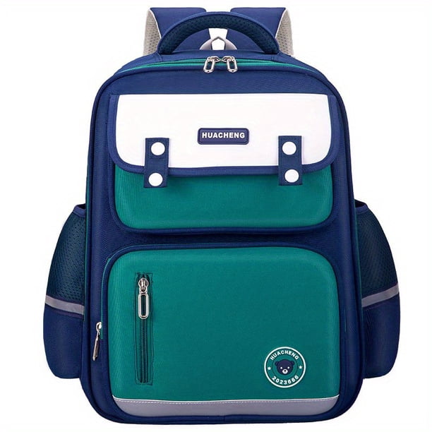 New British Style Casual Large Capacity Children's Backpack Schoolbag Travel Backpack Multiple Pocket Backpack