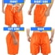 thumbnail image 4 of Shorts De Baño De Secado Rápido Para Hombre Naranja, 4 of 6