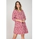 thumbnail image 1 of Vestido Mara Manga Globo Eclipse rojo L, 1 of 5