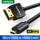 thumbnail image 2 of Cable Micro-hdmi / Hdmi M/m 2m Negro Hd177, 2 of 2