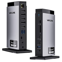 Estación De Acoplamiento Usb-C 15 En 1 Wavlink Triple 4K Para Macbook