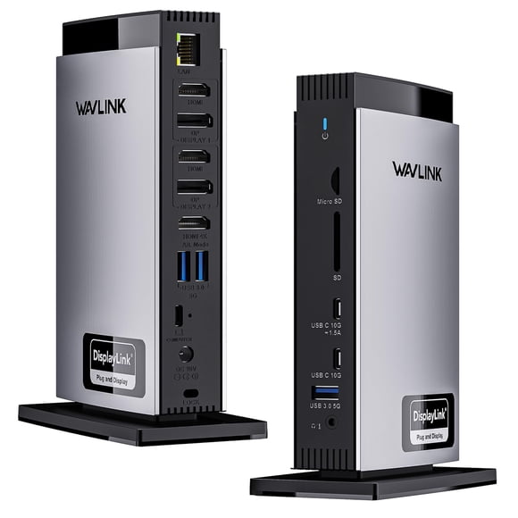 Estación de acoplamiento USB-C 15 en 1 WAVLINK Triple 4K para MacBook