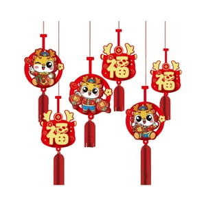 Genérico - 6X Decoración Colgante De Año Nuevo Colgante De Año Nuevo Para Celebración Fiesta De Oficina