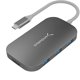 thumbnail image 1 of Hub USB tipo C SABRENT 8 en 1 con HDMI (4K) 3 USB 3.0 1 USB 2.0, 1 of 7