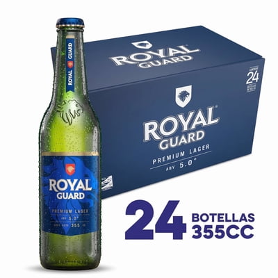 Cerveza Lager Premium 5° Pack 12 Un Botella 355 Ml Royal