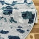 thumbnail image 3 of Alfombra Redonda Florida Azul 160 x 160 cm, 3 of 3