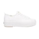 thumbnail image 2 of Sneaker Keds Triple Up Leather para mujer, color blanco, talla 7, 2 of 8