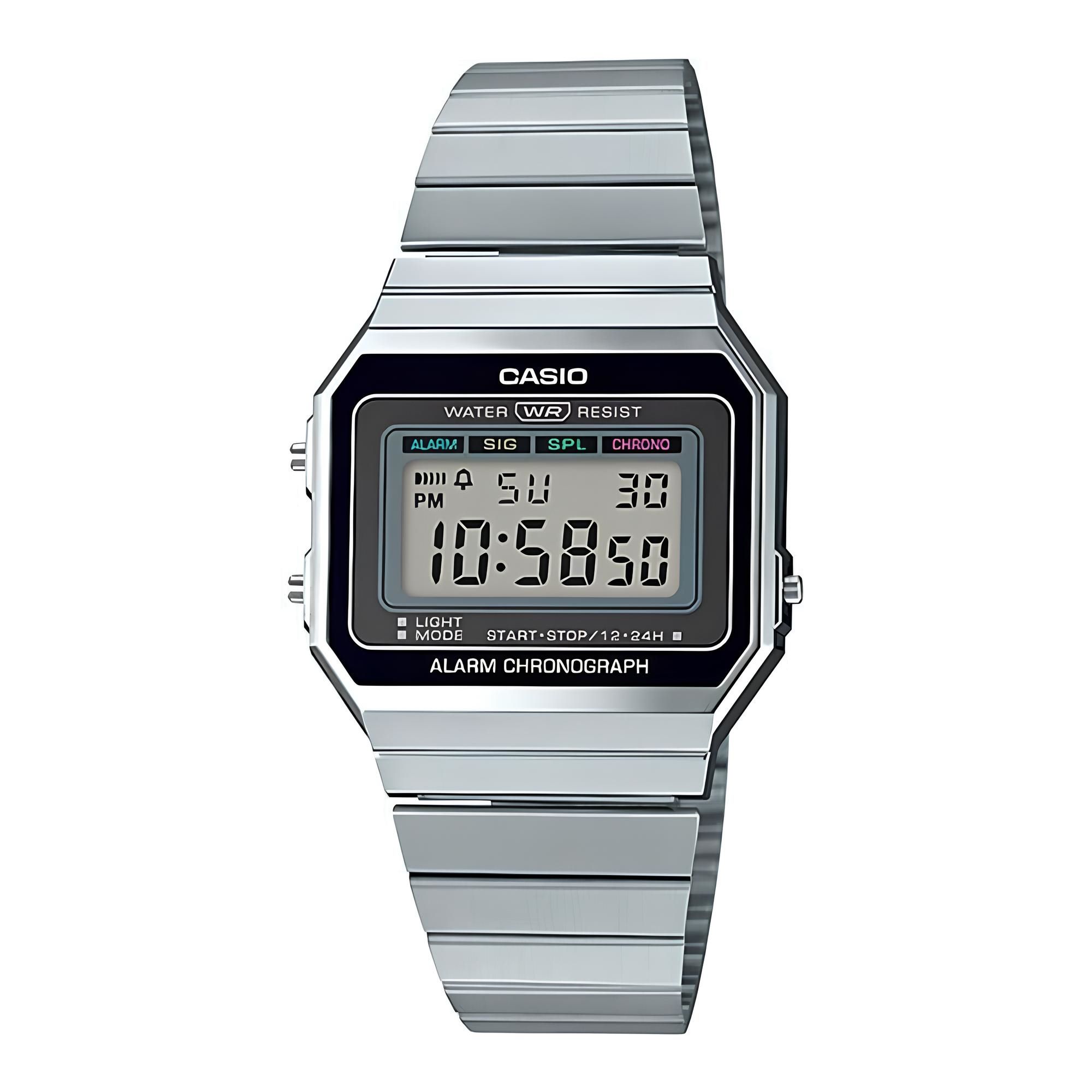Casio - Reloj A-700W-1A Hombre Digital Metal