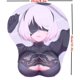 thumbnail image 2 of Alfombrillas de ratón Boo Ace 2B Anime con reposamuñecas, 2 of 8