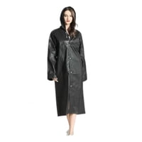 Genérico - Portátil Capa Poncho Para La Lluvia 100% Impermeable Duro 2P, Negro