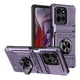 thumbnail image 2 of Para Motorola Moto G Play 2025 Funda de Teléfono con Soporte de Anillo para Dedo y Pata de Apoyo, Ranuras para Tarjetas, Resistente a Golpes de Alta Resistencia, Protectora Resistente Que Funciona, 2 of 7