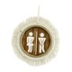 thumbnail image 1 of Letrero De Puerta De Ba?o Unisex, Divertido, Para Casa, Granja, Negocio, De Madera., 1 of 5