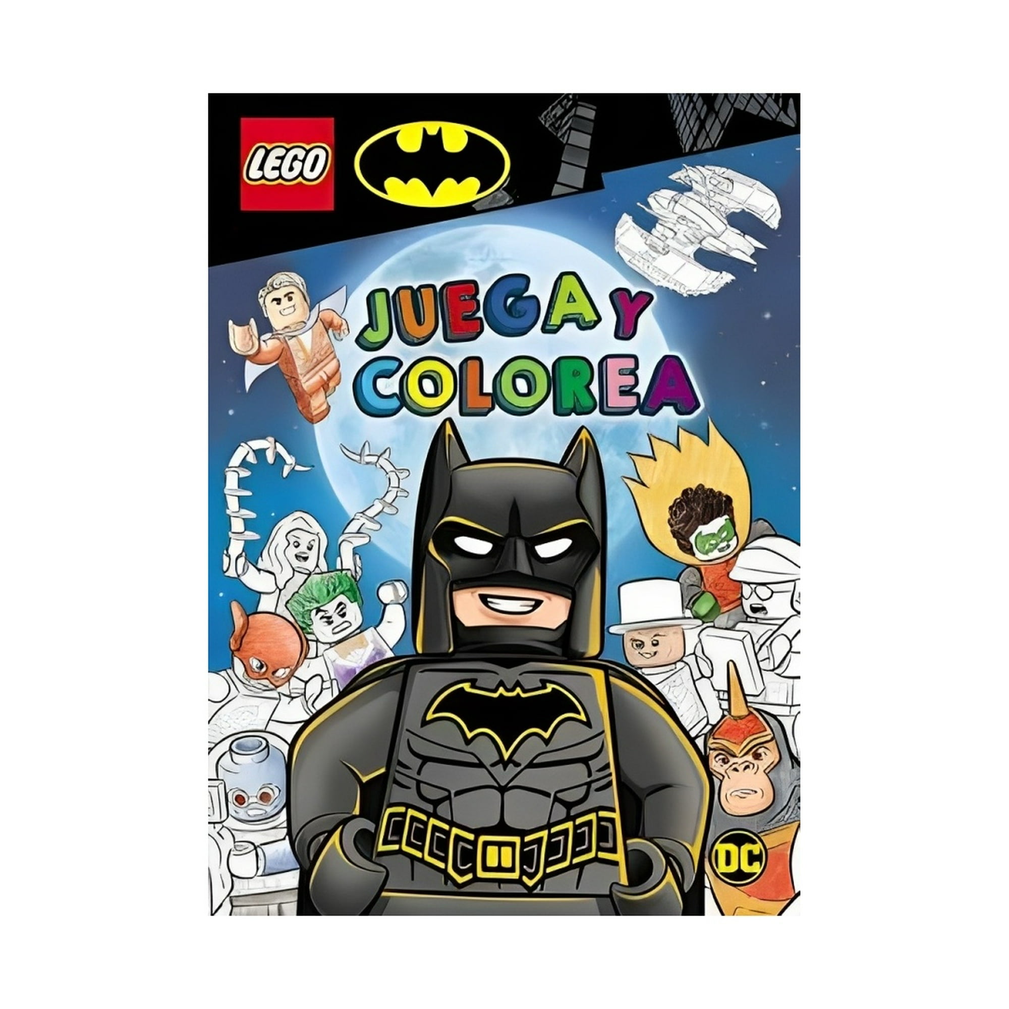 LIBRO BATMAN LEGO JUEGA Y COLOREA /893 Lider - Main Image
