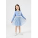 thumbnail image 2 of Vestido Disney Frozen Elsa para Niñas Manga Larga Morado, 2 of 8