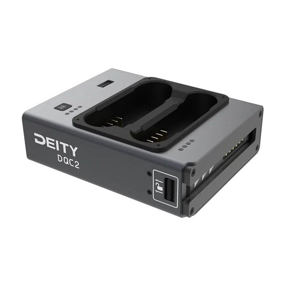 Cargador de Baterías Deity DQC2 de 2 Bahías con Entrada Dual USB-C