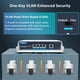 thumbnail image 5 of Conmutador Ethernet YuanLey de 4 puertos PoE Gigabit 78 W a prueba de agua, 5 of 8