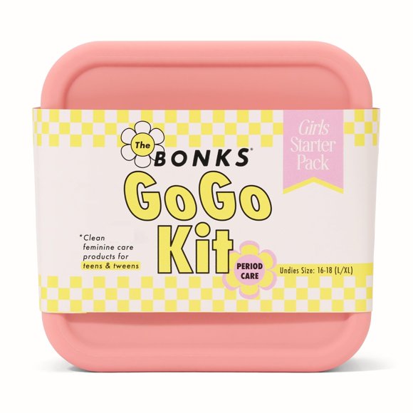 Kit de Menstruación Bonks L-XL con Compresas, Tampones, Ropa Interior y Más