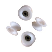 Ioensy - 4 Ruedas De Rodamiento Para Máquina De Remo, Equipo De Repuesto Para Fitness, Entrenamiento, Deportes, Color Blanco