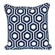 thumbnail image 1 of Almohada cuadrada geométrica azul 50x50 cm de la colección Parkland, 1 of 1