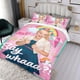thumbnail image 3 of JOJO Siwa Conjunto de sábanas temático, trío de piezas, cómodo y amigable con la piel, diseño único, regalo de decoración para el hogar para familiares, amigos y fans,135cm *200cm, 3 of 6