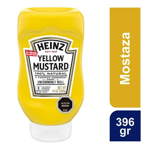 Mostaza Clásica Squeeze, 396 g