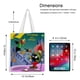 thumbnail image 5 of Duck Dodgers Bolso de tela con estampado de lienzo para mujer, bolsa de compras reutilizable y estética, con cremallera interior, regalo para mujer,40*40cm., 5 of 6