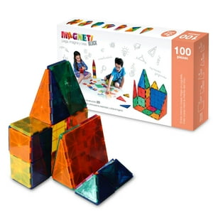 Juguete Bloques Magnéticos Magneti Block 100 Piezas.