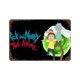 thumbnail image 1 of Rick y Morty: El Anime Cartel Metálico, Decoración de Pared de Cartel Metálico Personalizado para Regalos de Fans, Amigos, Familia y Amantes 30*40cm, 1 of 6