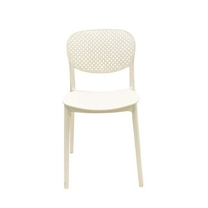 Silla Plástico Apilable Deco Hamburg Blanca Escandinavia Blanco Tamaño Único