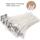 thumbnail image 3 of Candle Wick EricX Light, 100% algodón natural, 6 pulgadas, 100 unidades, 3 of 7