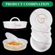 thumbnail image 2 of Recipiente de almacenamiento de alimentos ZLMXXT de 12 pulgadas con tapa y asa x2, 2 of 7