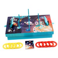 Magideal - Juego De Anillos Para Juego De Lanzamiento De Anillos Juguete Montessori Juguete Sensorial Juguete De Férula De Lanzamiento Portátil Para Tiempo