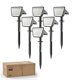 thumbnail image 1 of Luces solares tipo spot Philips paquete de 6 con 28 LED impermeables para exteriores, 1 of 7