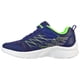 thumbnail image 5 of Zapatilla Skechers Microspec-Texlor para niño, color azul marino y lima, 9 niños pequeños, 5 of 9
